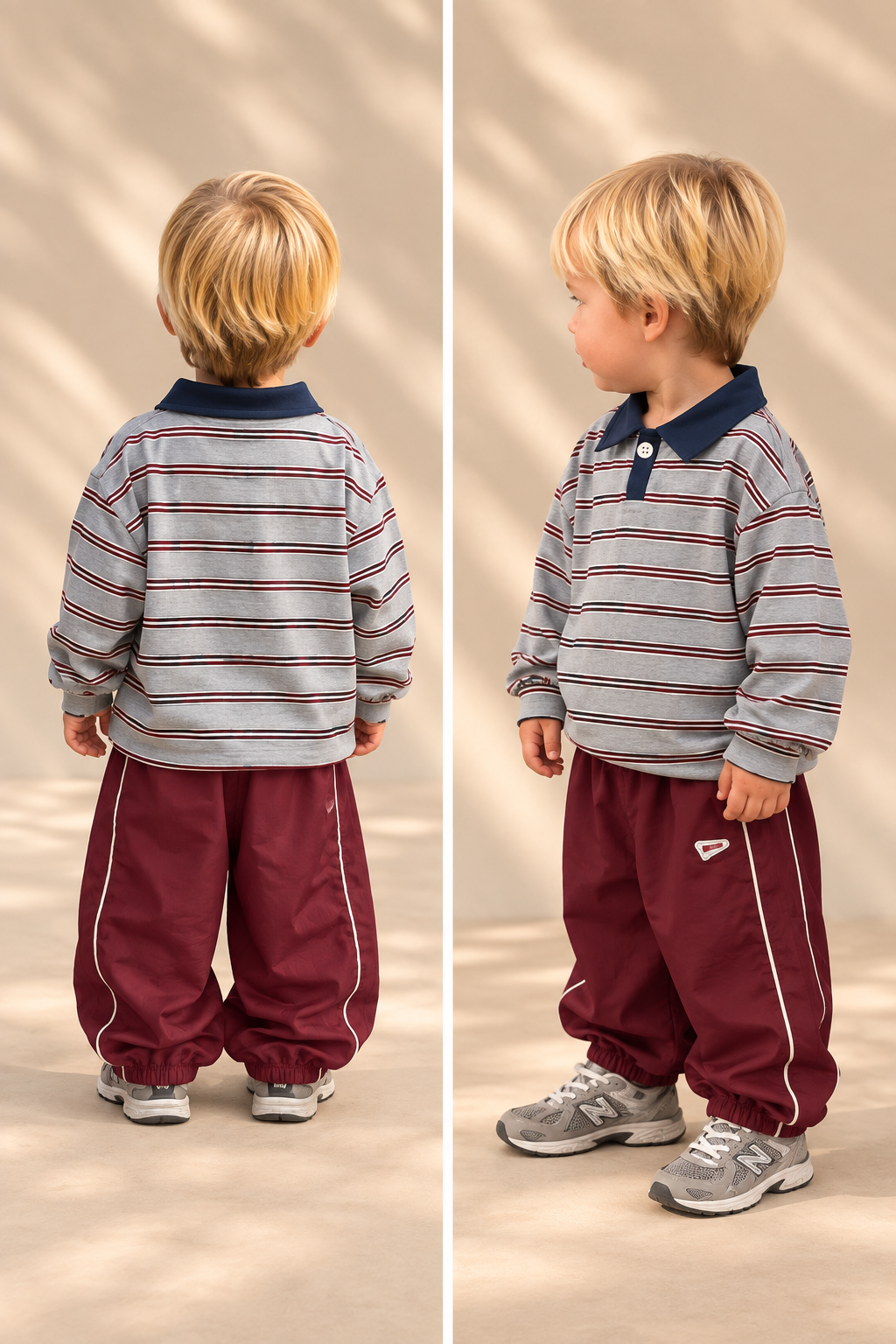 Parachute Broek  -  Bordeaux